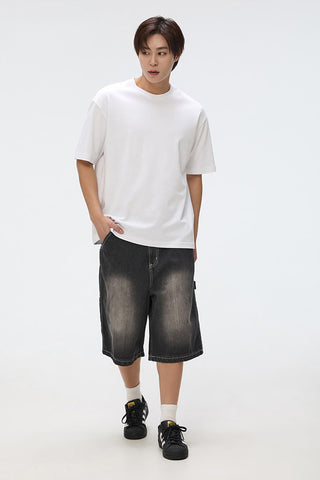 Men Carpenter Shorts - D/Grey
