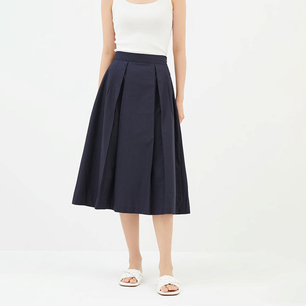 SPAO Women Cotton Long Skirt SPWHD25W23