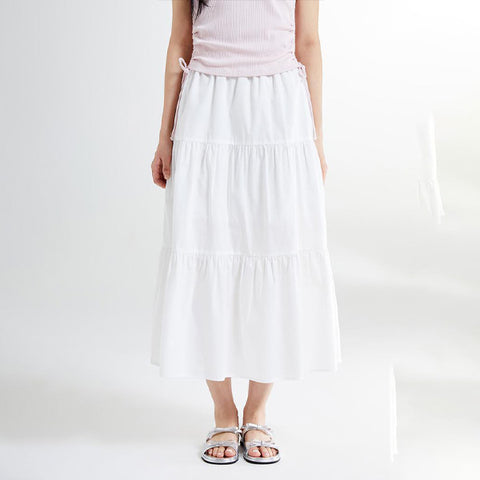 SPAO Women Tiered Long Skirt SPWHE37G91 White