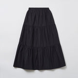 SPAO Women Tiered Long Skirt SPWHE37G91 Black