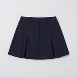 SPAO Women Pleated Mini Skirt SPWHF23G11 Navy