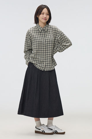 Women Flare Long Skirt