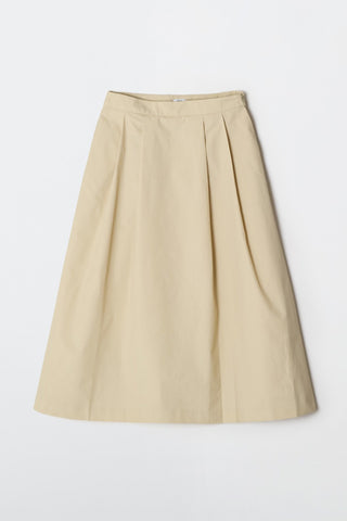 Women Flare Long Skirt SP26 - Beige