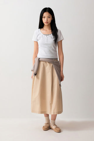 Women Flare Long Skirt SP26