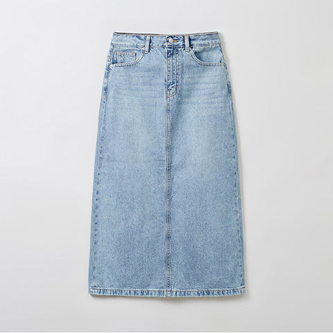 SPAO Women Denim Skirt SPWJE49G01 Light Indigo