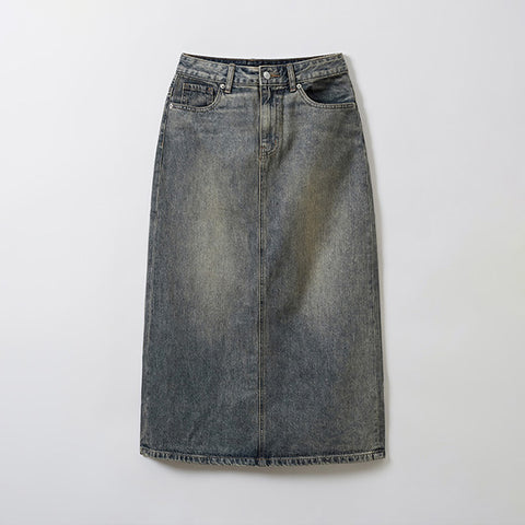 SPAO Women Denim Skirt SPWJE49G01 Ash Indigo