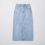 SPAO Women Denim Long Skirt SPWJF23G01 L/Indigo