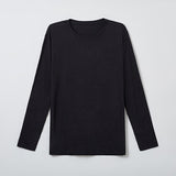 SPAO Men Long Sleeve Warm Tshirt SPXVEAVA11 Black