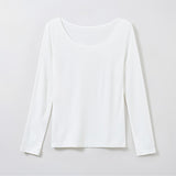 SPAO Women Long Sleeve Warm Tshirt SPYVEAVA11 White