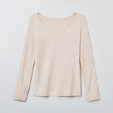 SPAO Women Long Sleeve Warm Tshirt SPYVEAVA11 Neutral Beige