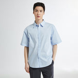 SPAO Men Short Sleeve Shirt SPYWE24M06 Light Blue