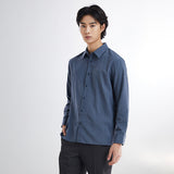 SPAO Men Long Sleeve Shirt SPYWE24M07 Dark Blue