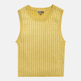 SPAO Women Sleeveless Knit Crop Top SPLCD11G04