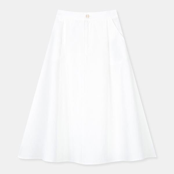 SPAO Women Long Cotton Skirt SPWHC37W92